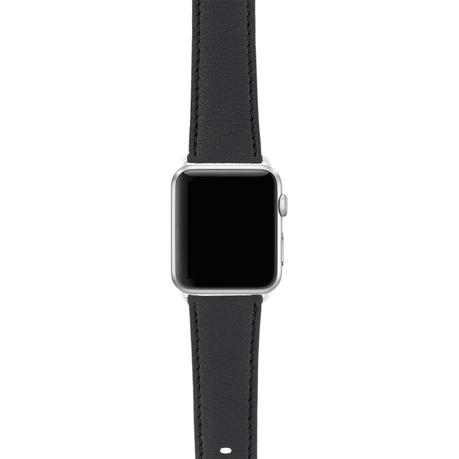 Apple Watch Band schwarz aus veganem Apfel-Leder