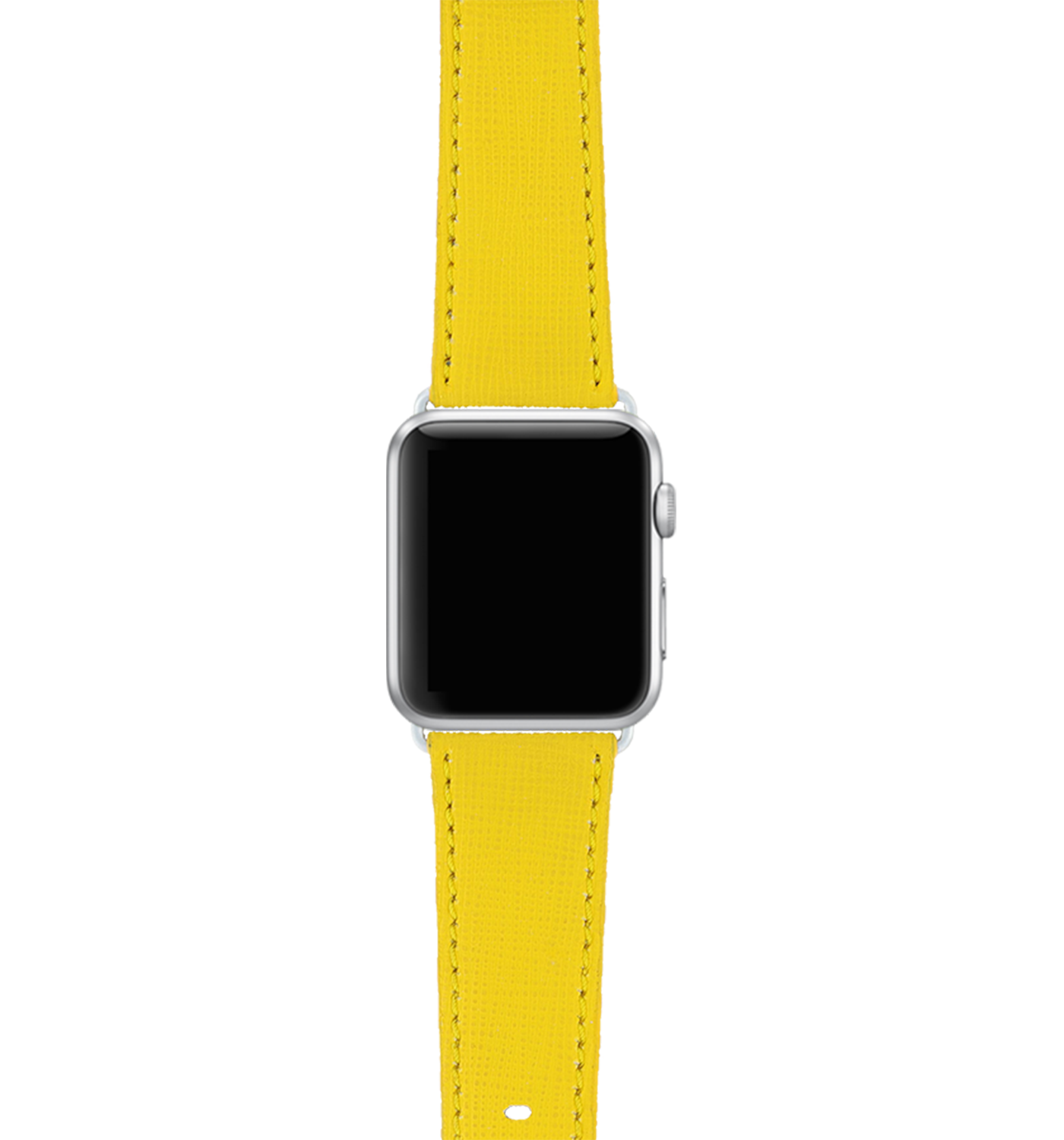Apple Watch Band gelb aus veganem Apfel-Leder